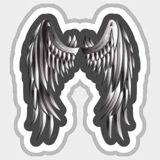 Duochrome Angel Wings Sticker